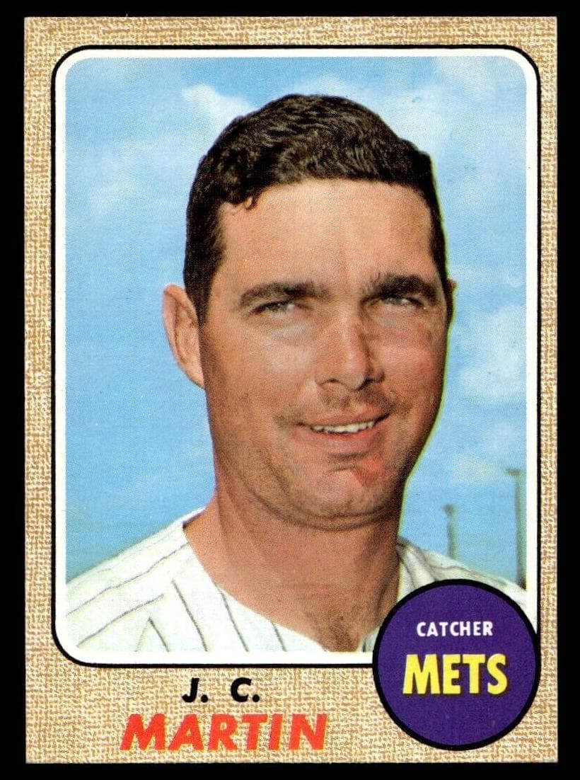 J.C. Martin 1968 topps Topps