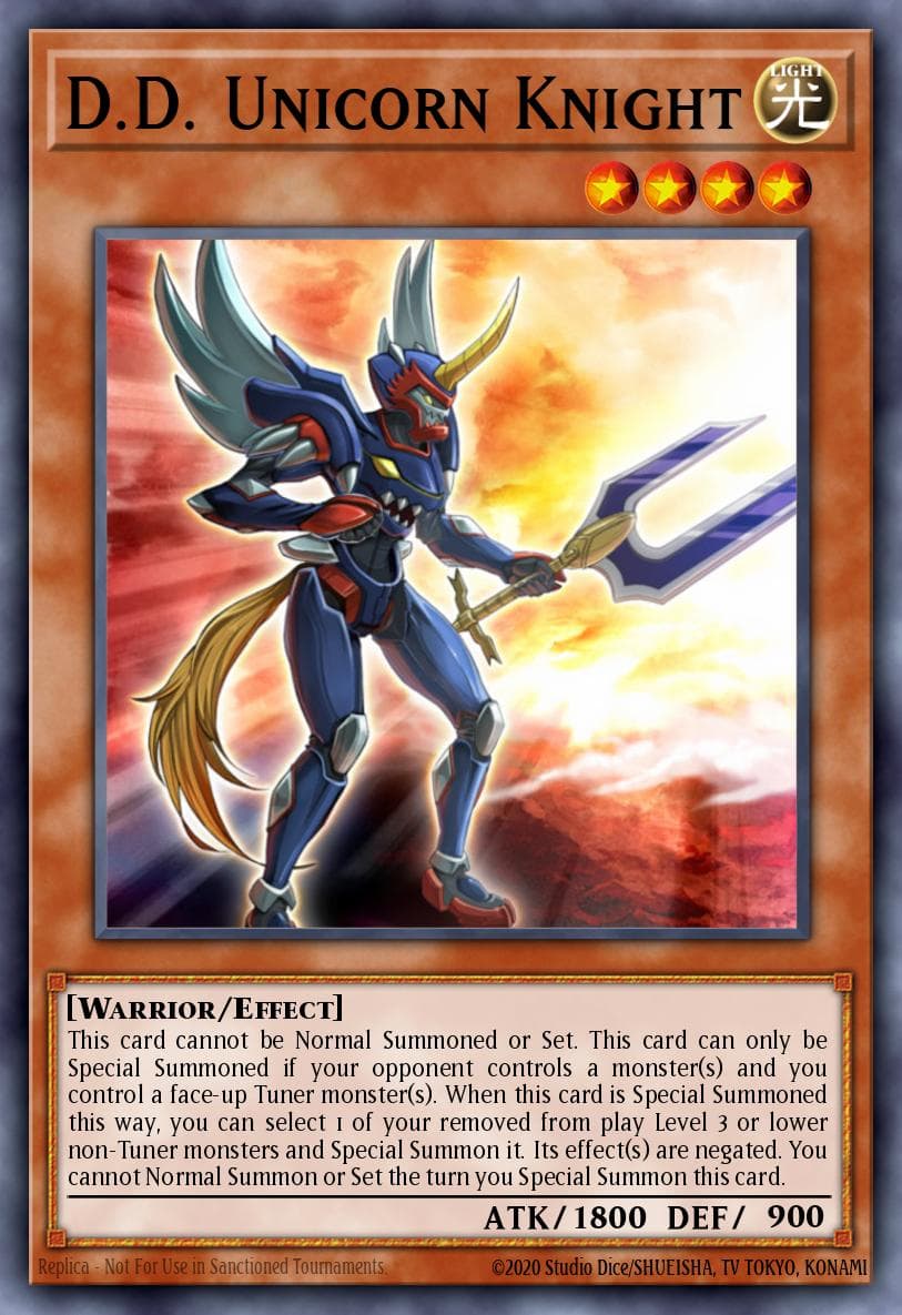 D.D. Unicorn Knight 2010 Yu-Gi-Oh! Duelist Revolution