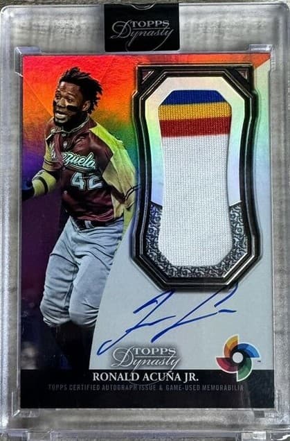 Ronald Acuña Jr. 2023 topps Topps Dynasty