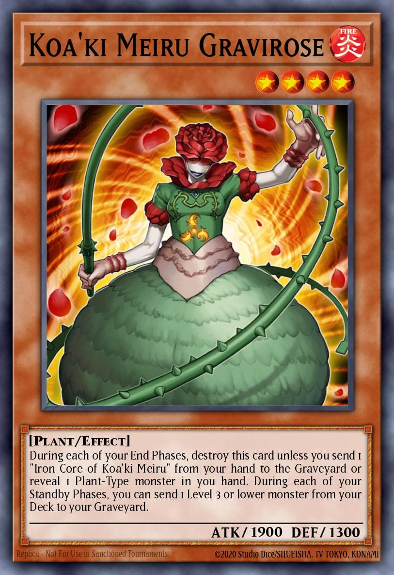 Koa'ki Meiru Gravirose 2009 Yu-Gi-Oh! Ancient Prophecy