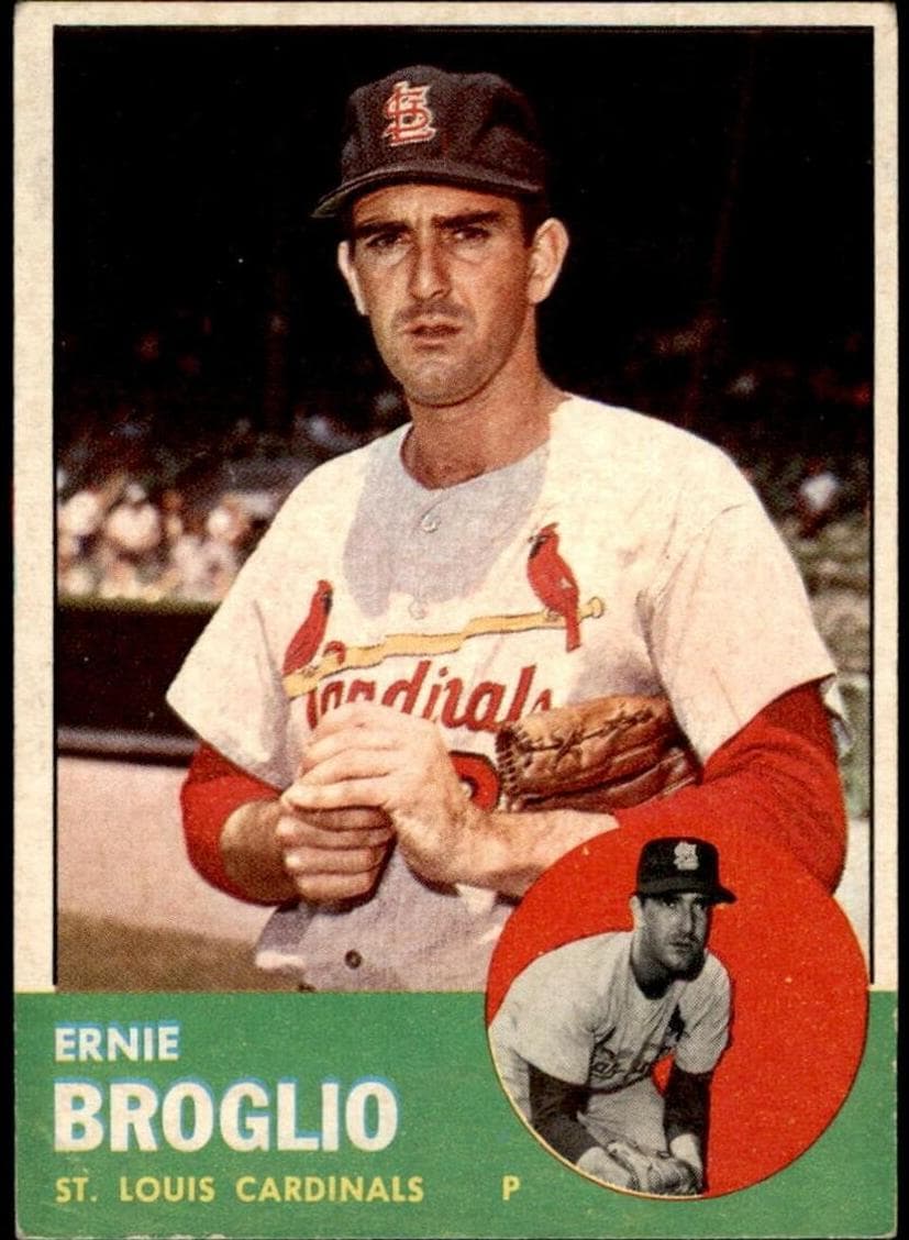 Ernie Broglio 1963 topps Topps