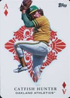 Catfish Hunter trading card