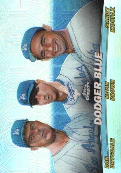 Dodger Blue 2001 topps Chrome