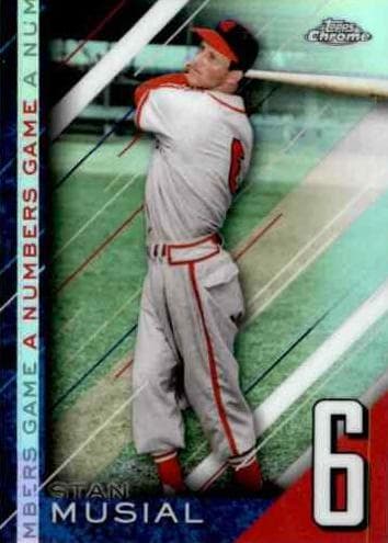 Stan Musial 2020 topps Topps Chrome Update