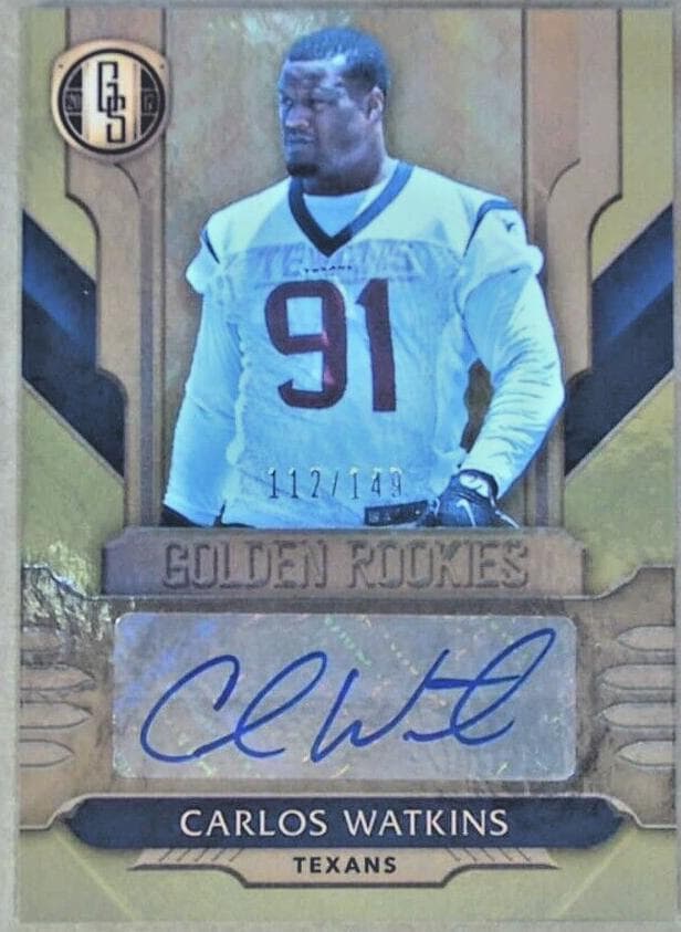 Carlos Watkins 2017 panini