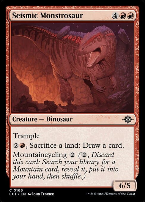Seismic Monstrosaur 2023 Magic: The Gathering Lost Caverns of Ixalan