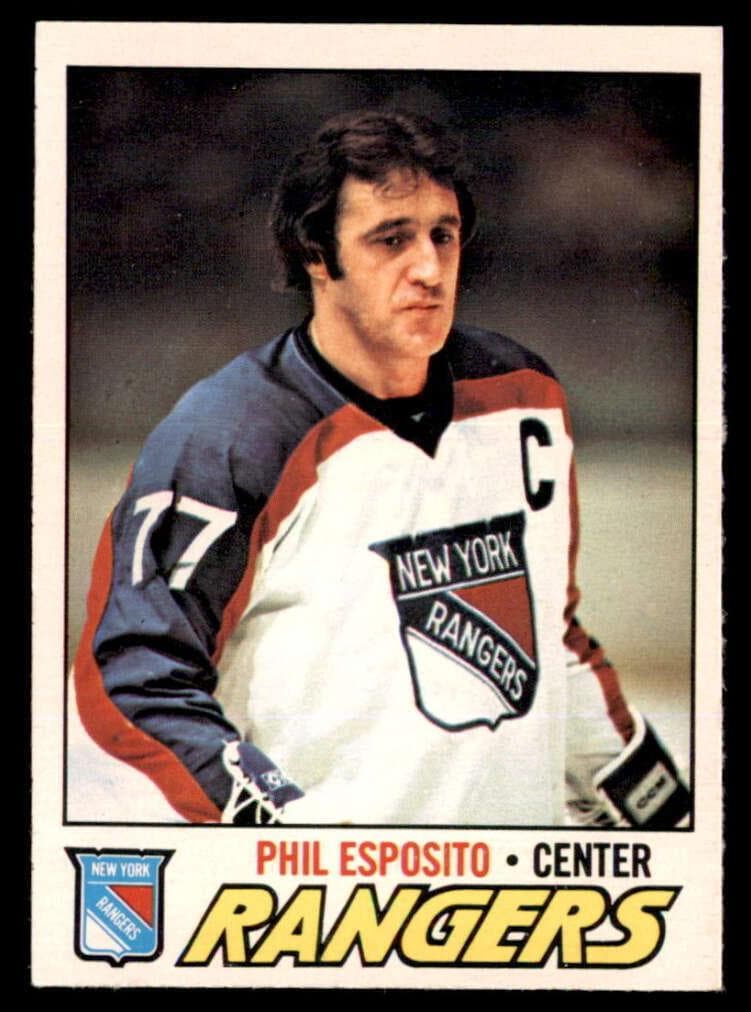 Phil Esposito 1977 topps O-Pee-Chee