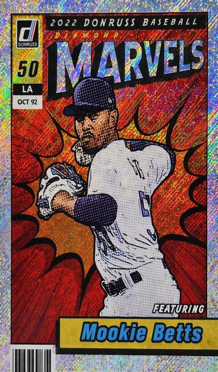 Mookie Betts 2022 panini Donruss