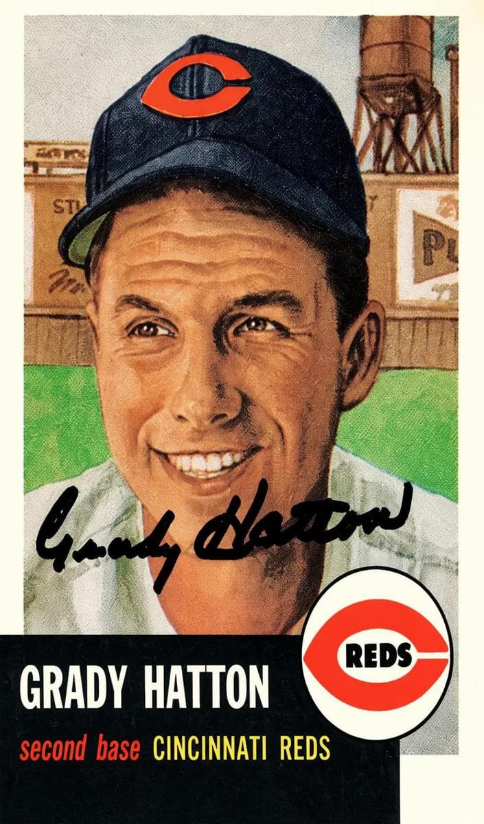 Grady Hatton 1953 topps Topps