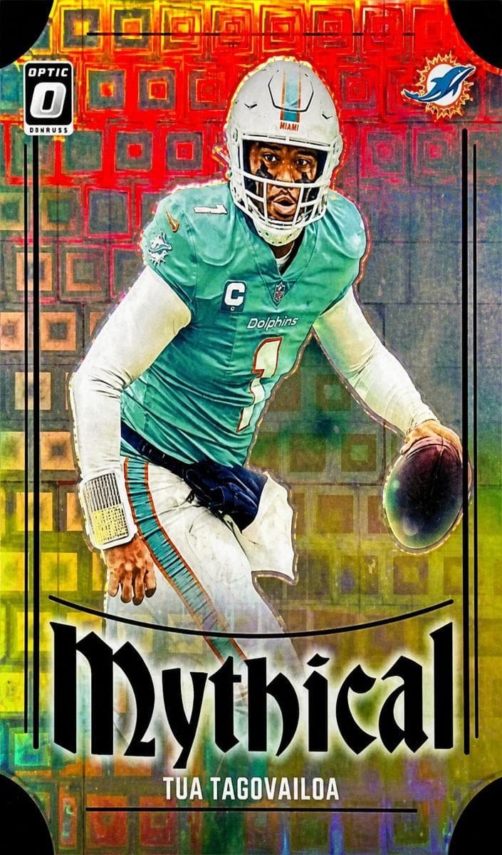 Tua Tagovailoa 2023 panini Donruss Optic
