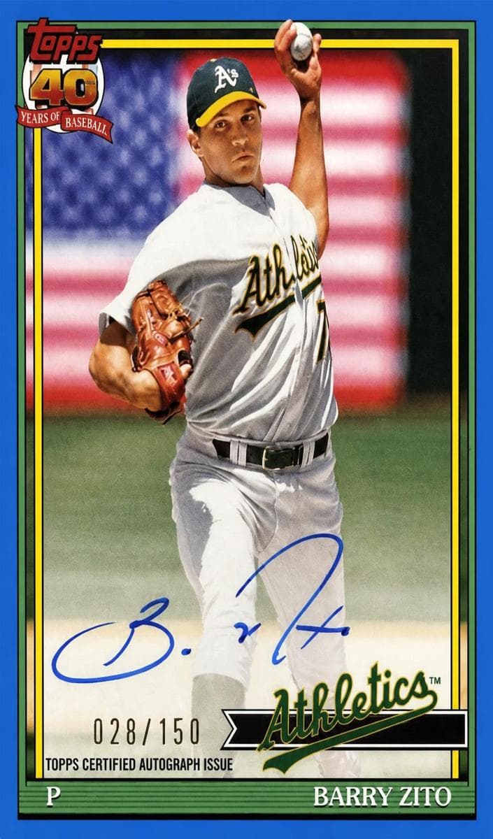 Barry Zito trading card
