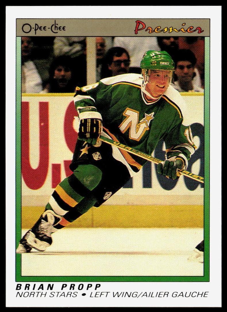 Brian Propp 1990 topps O-Pee-Chee Premier