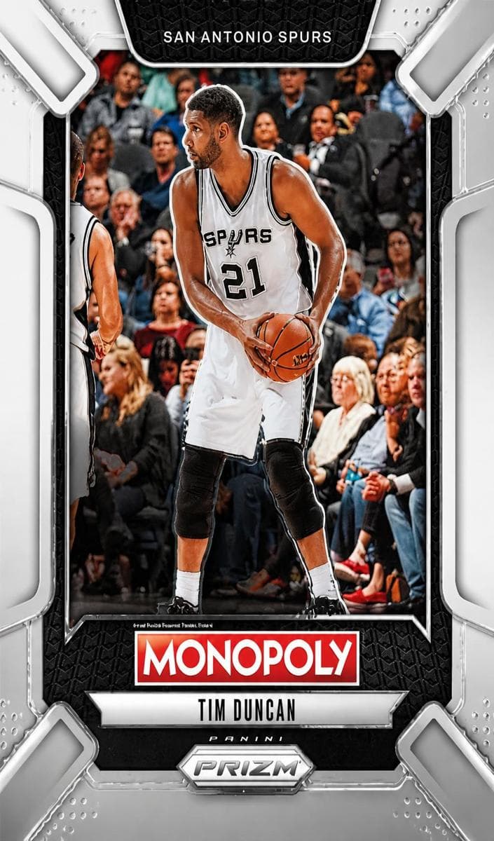 Tim Duncan 2024 panini Panini Prizm Monopoly