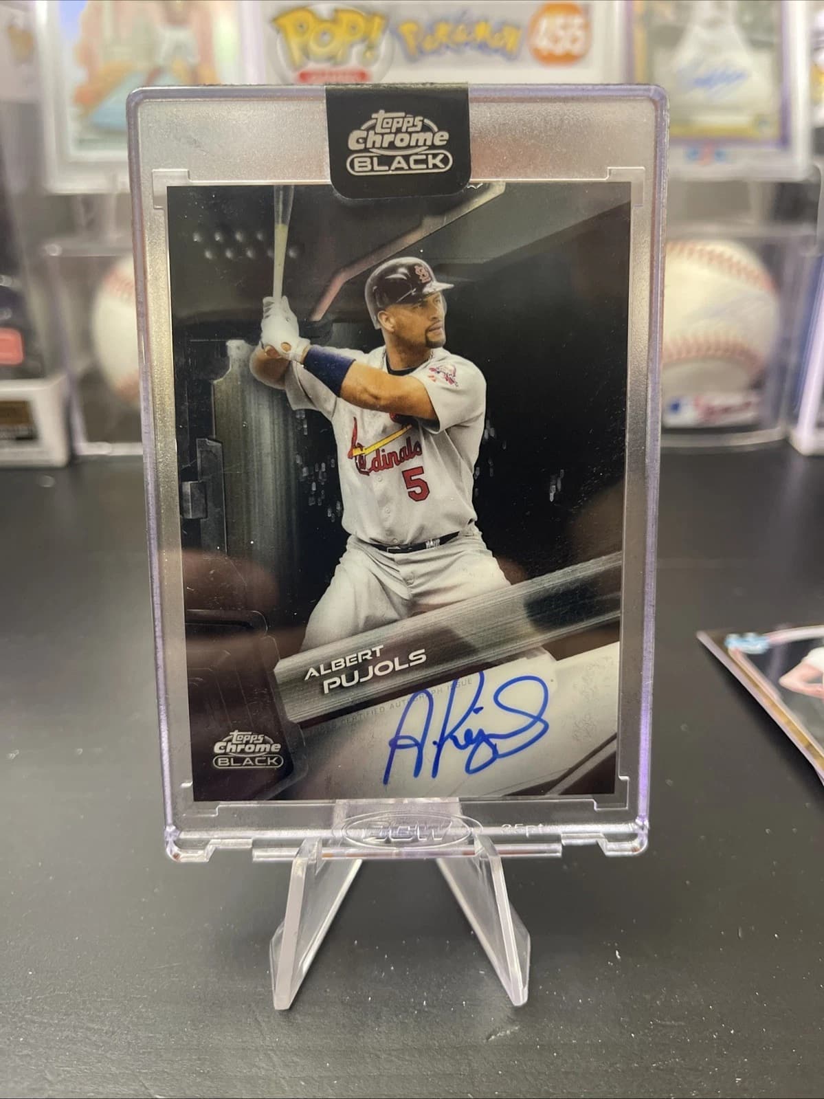 Albert Pujols 2026 topps Topps Chrome Black