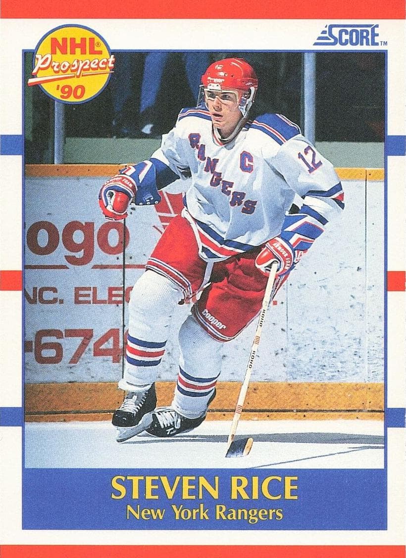 Steven Rice trading card