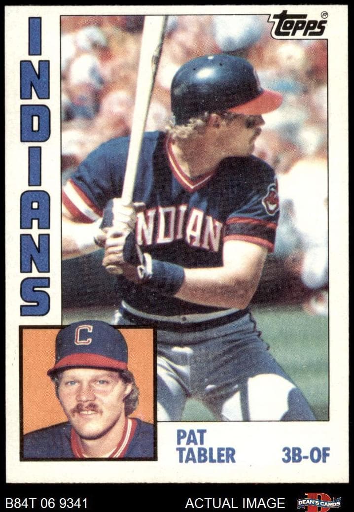 Pat Tabler trading card