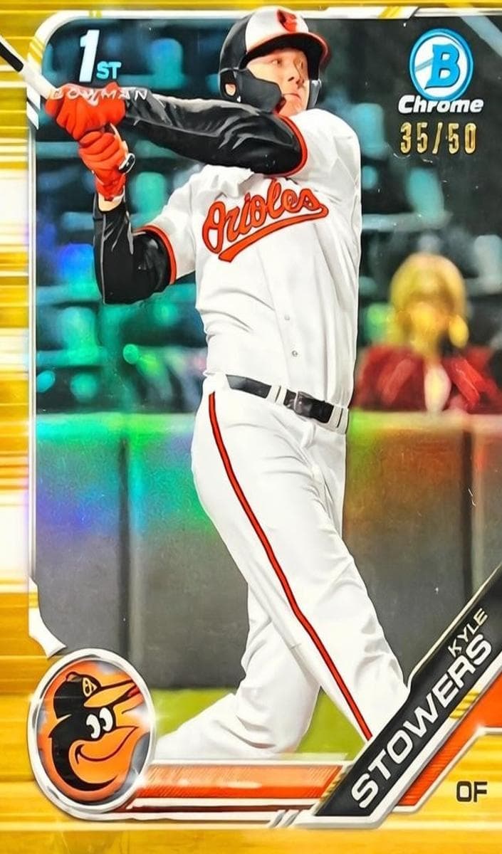 Kyle Stowers 2019 bowman Bowman Draft Sapphire Edition