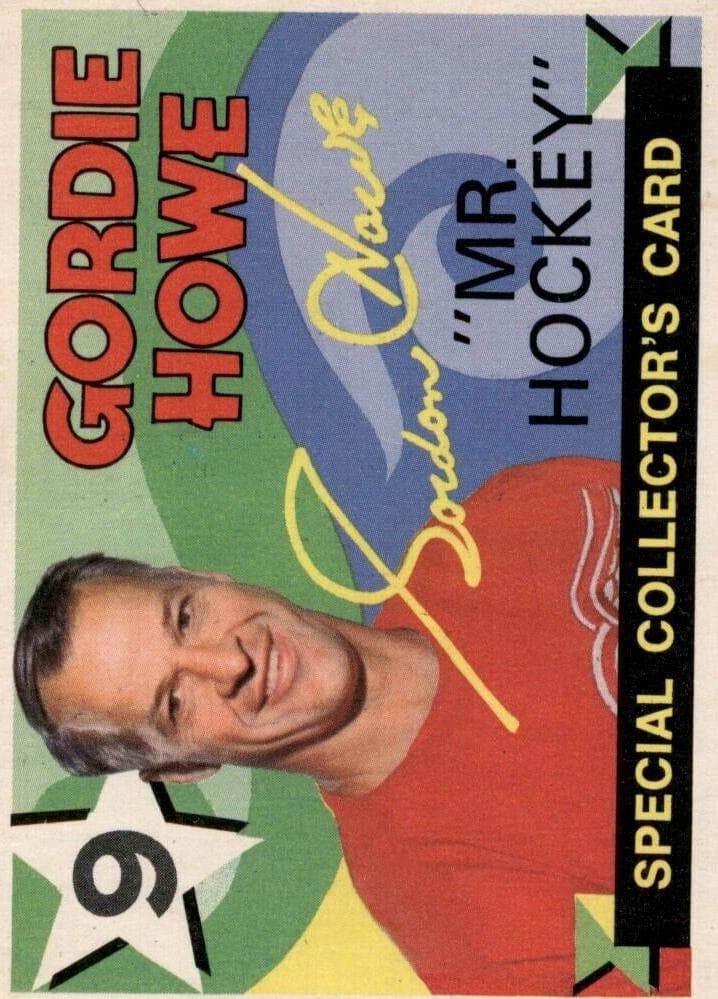 Gordie Howe 1971 topps O-Pee-Chee