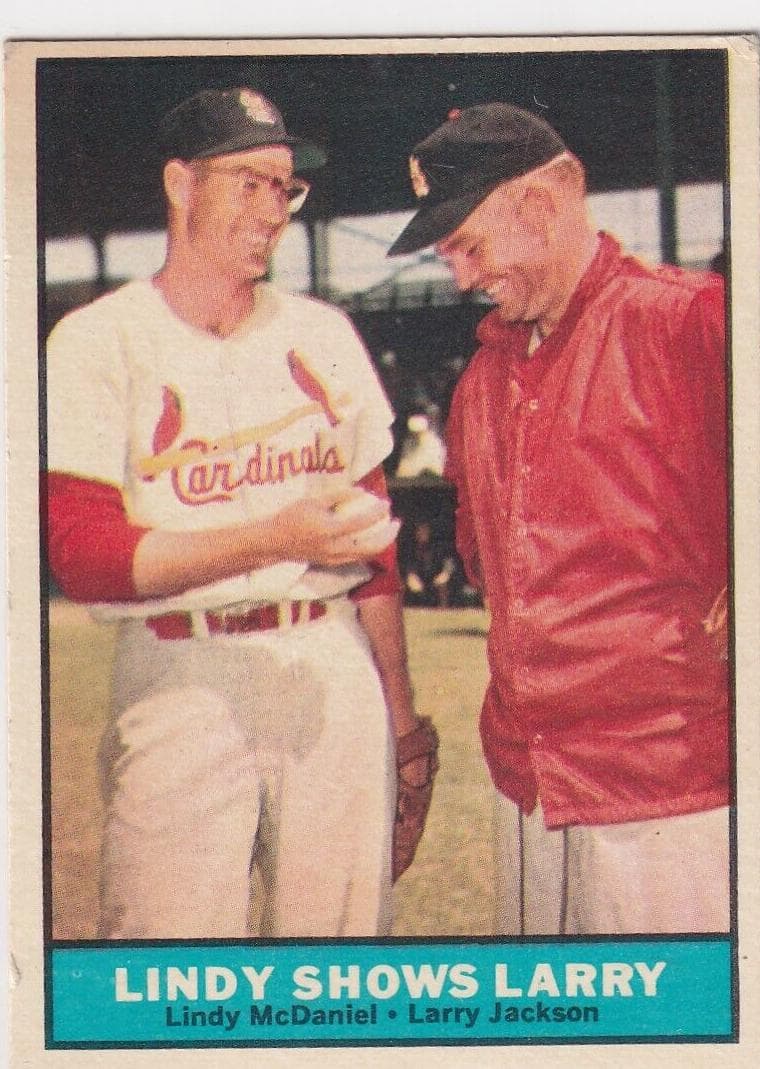 Lindy Shows Larry (Larry Jackson / Lindy McDaniel) #75