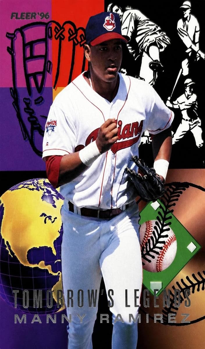 Manny Ramirez 1996 panini Donruss