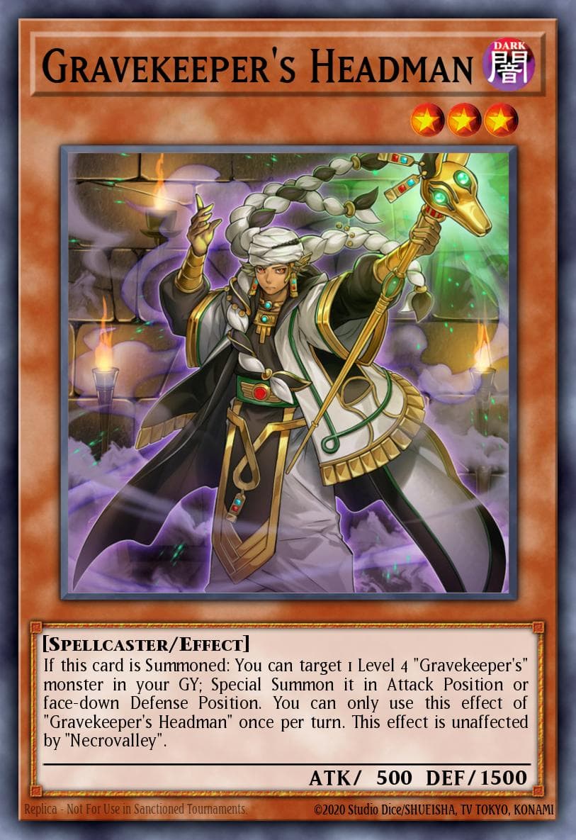 Gravekeeper's Headman 2018 Yu-Gi-Oh! Soul Fusion