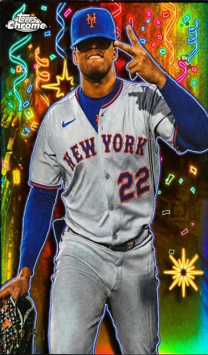 Juan Soto 2025 topps Topps Chrome Update