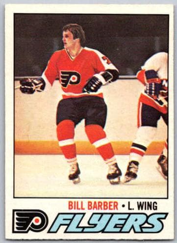 Bill Barber 1977 topps O-Pee-Chee