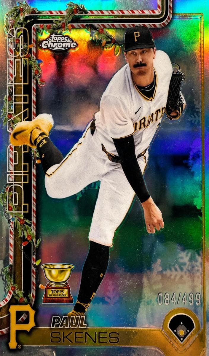 Paul Skenes 2025 topps Holiday