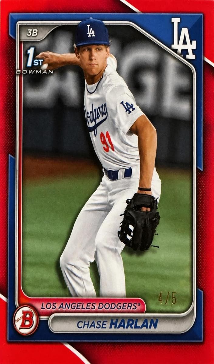 Chase Harlan 2024 bowman Bowman Draft