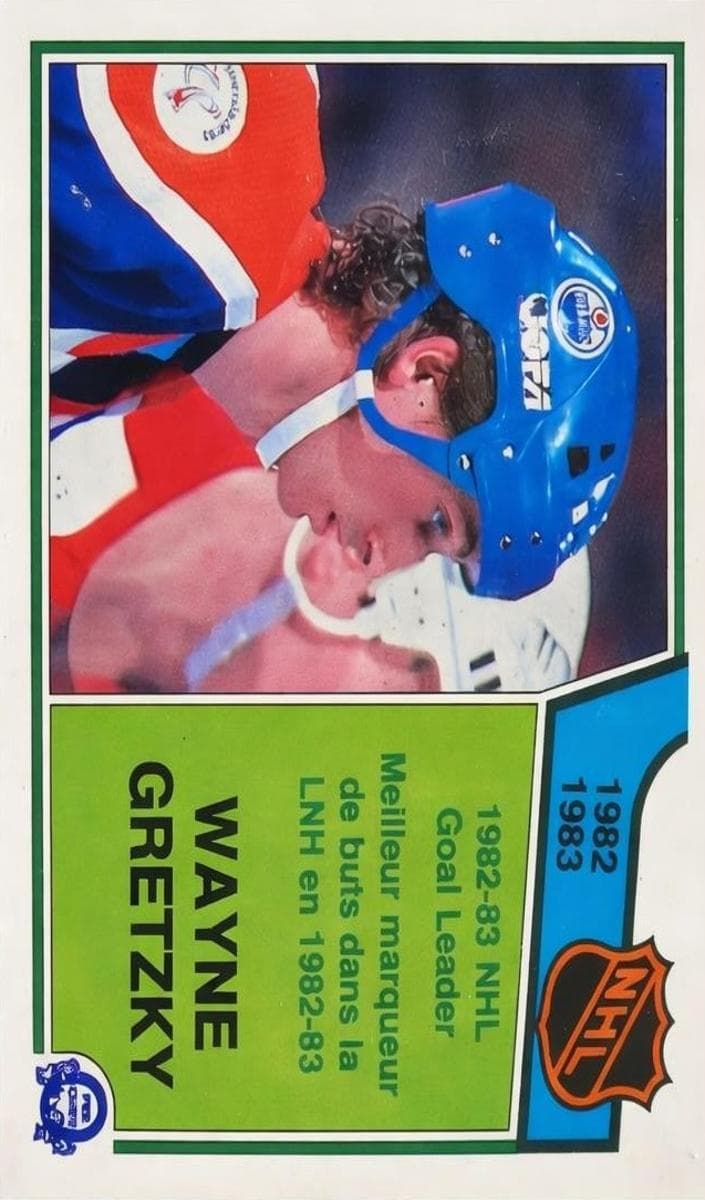 Wayne Gretzky 1983 topps O-Pee-Chee