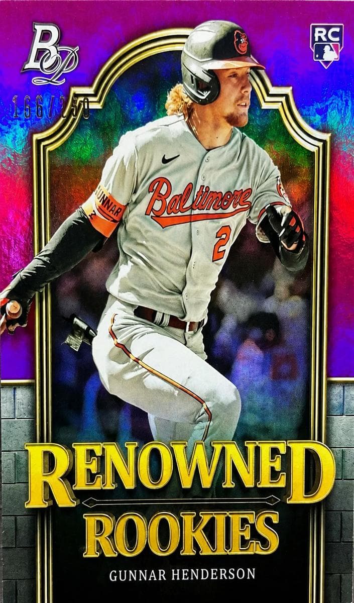 Gunnar Henderson 2023 bowman Bowman Platinum