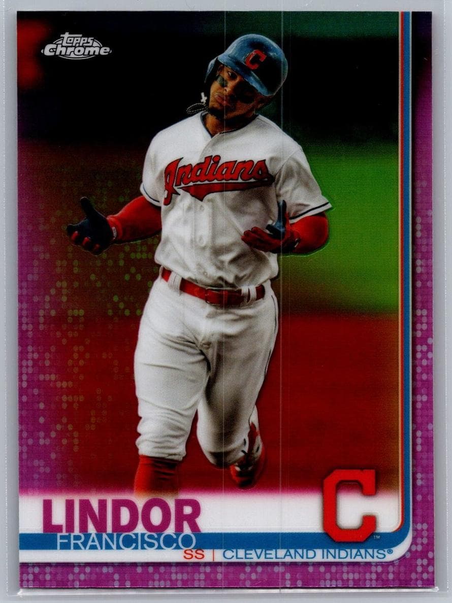 Francisco Lindor 2019 topps Topps Chrome