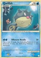 Qwilfish trading card