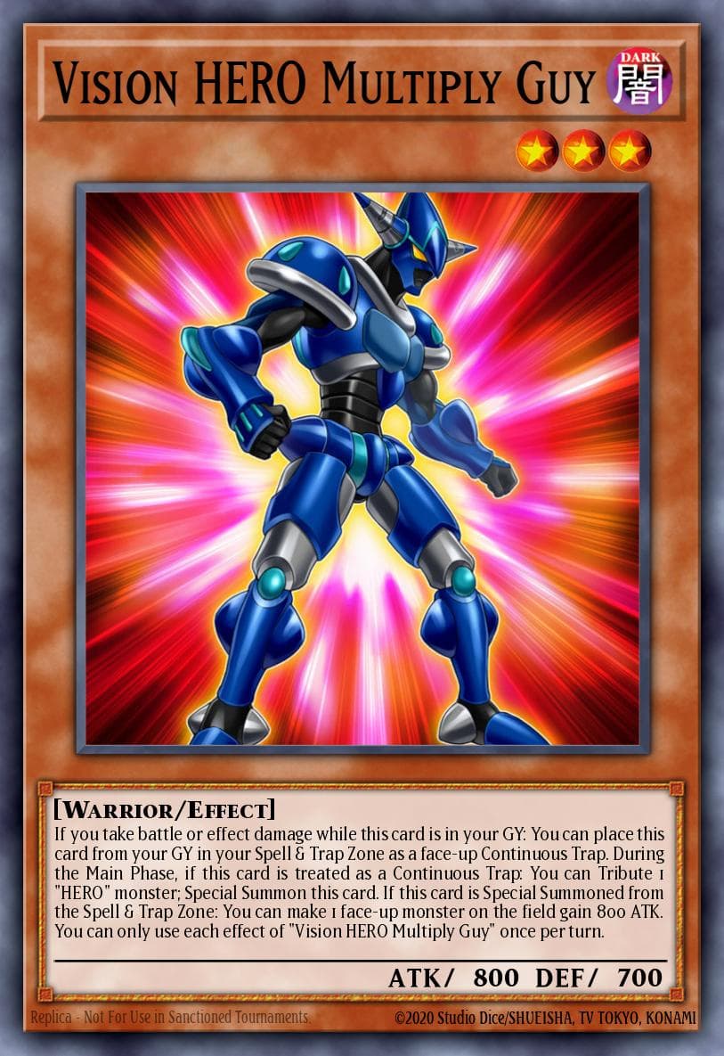 Vision HERO Multiply Guy 2022 Yu-Gi-Oh! Ghosts From the Past: 2nd Haunting 1st Edition