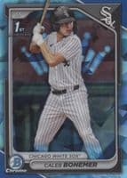 Caleb Bonemer 2024 bowman Bowman Draft Sapphire Edition Chrome (1st)