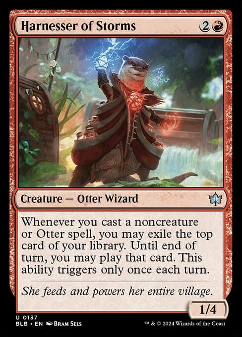 Harnesser of Storms 2024 Magic: The Gathering Bloomburrow