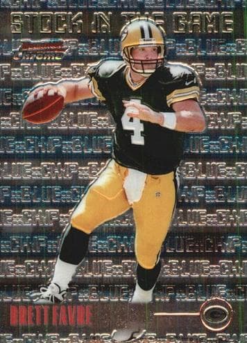 Brett Favre 1999 bowman Bowman Chrome