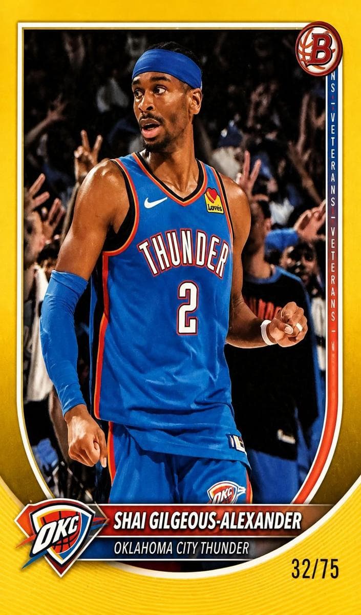 Shai Gilgeous-Alexander 2025 bowman