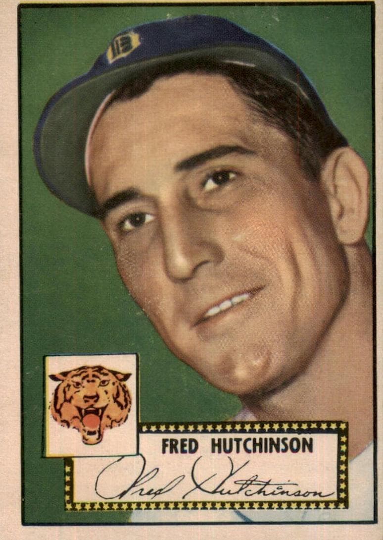 Fred Hutchinson 1952 topps Topps