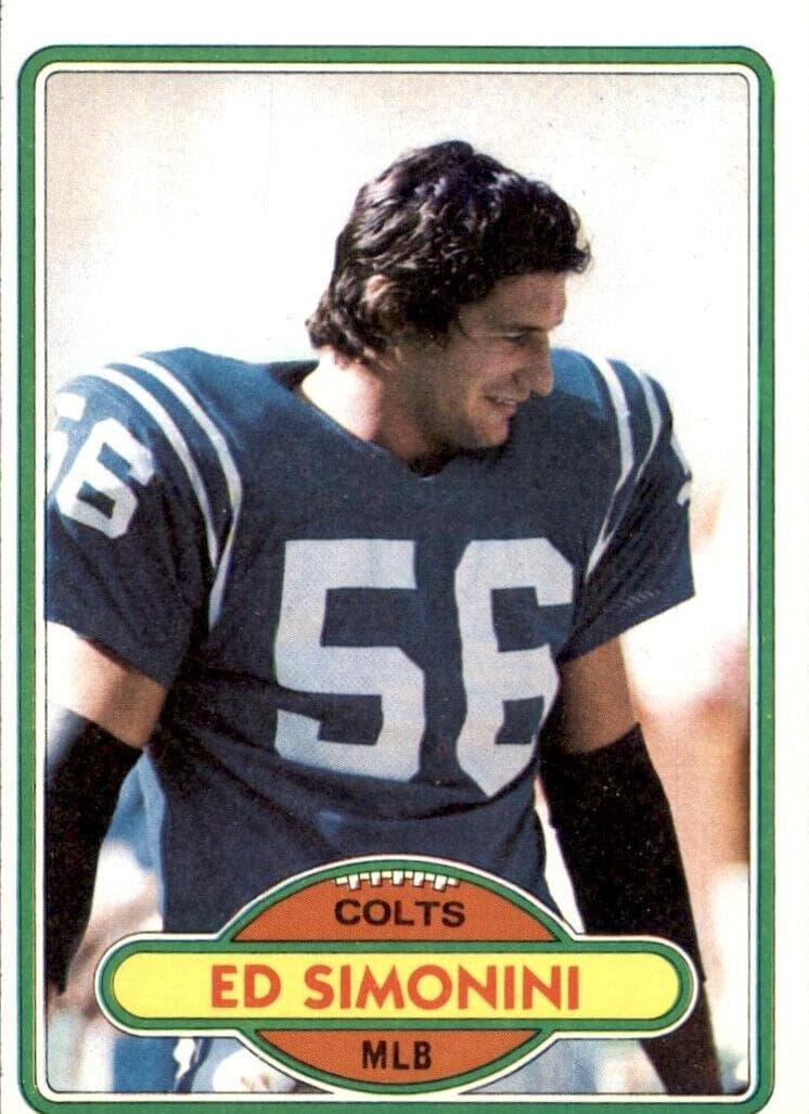 Ed Simonini 1980 topps Topps