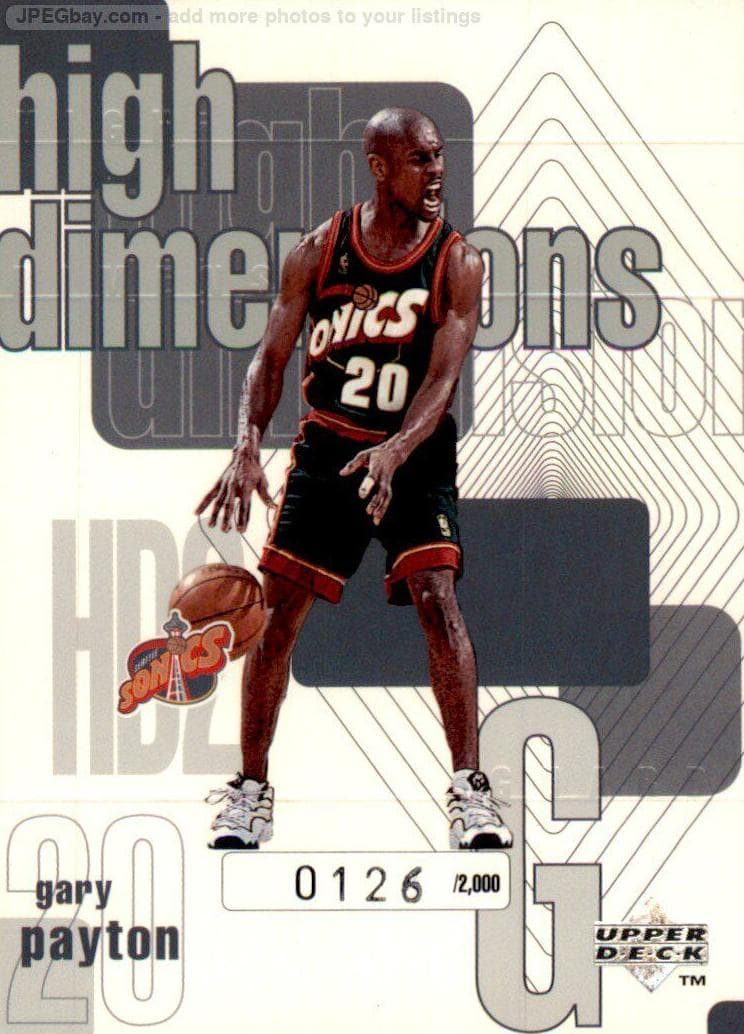 Gary Payton 1997 upper-deck Upper Deck