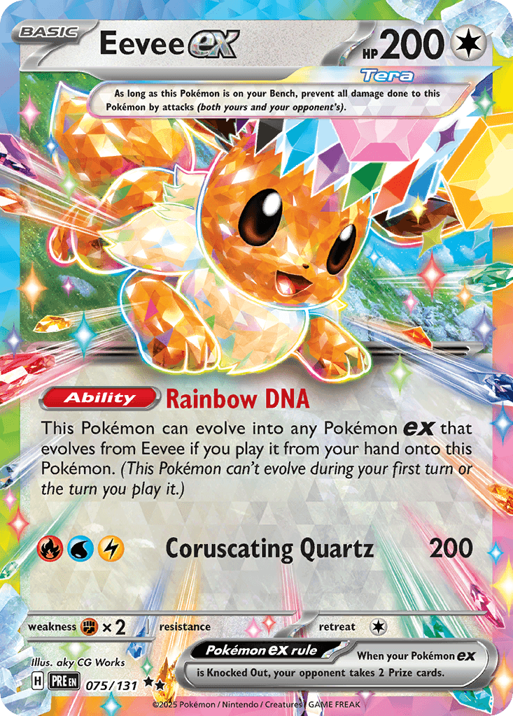 Eevee ex 2025 Pokemon Japanese Start Deck 100 Battle Collection Mirror Holo