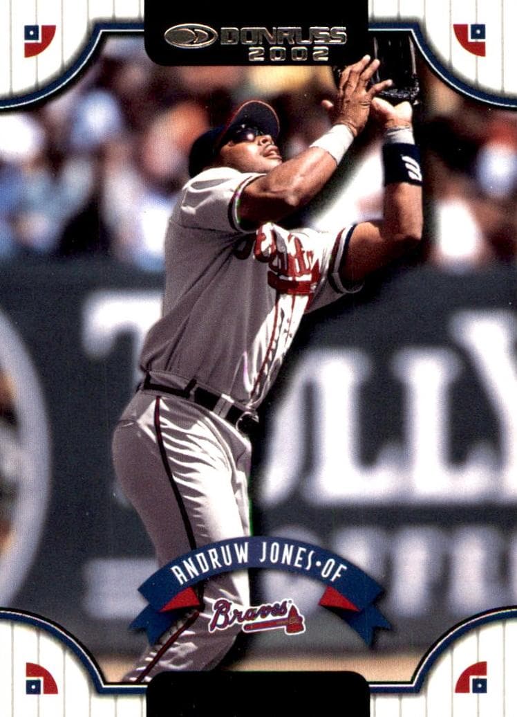 Andruw Jones 2002 panini Donruss