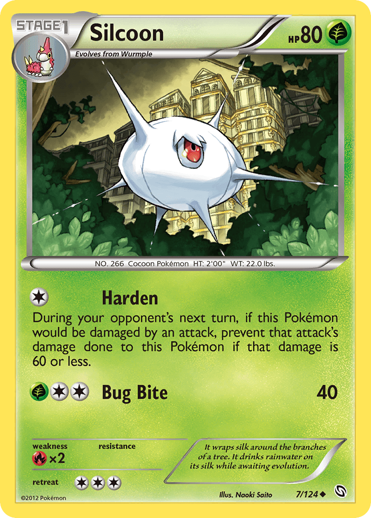Silcoon 2012 Pokemon Dragons Exalted