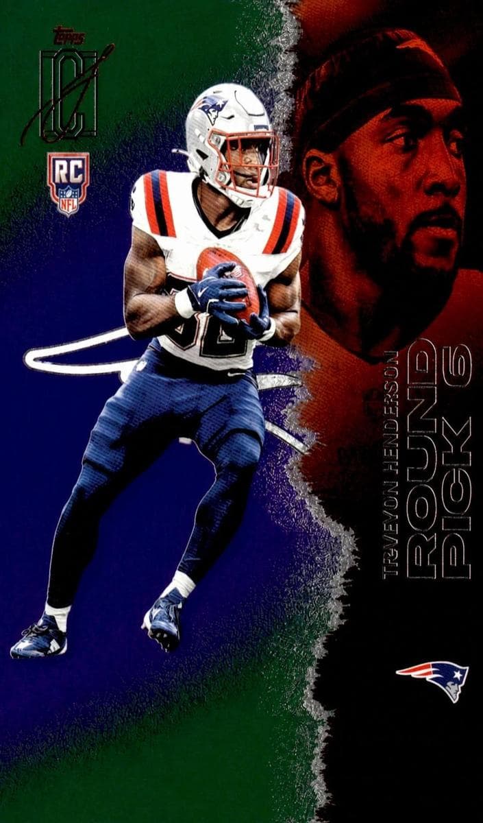 TreVeyon Henderson trading card