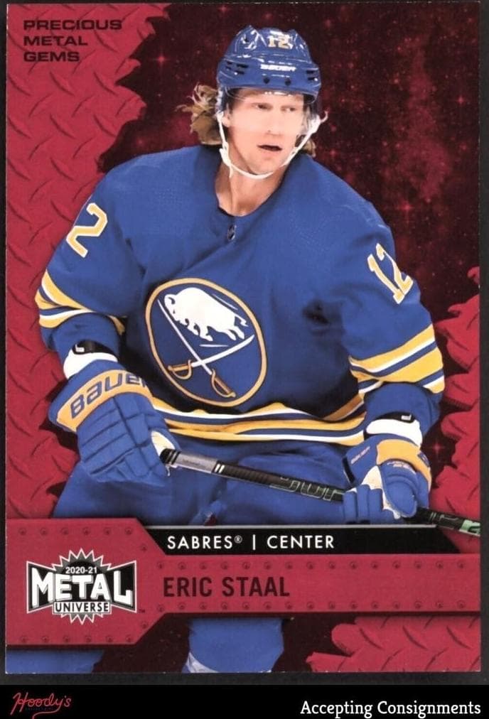 Eric Staal 2020 fleer SkyBox Metal Universe