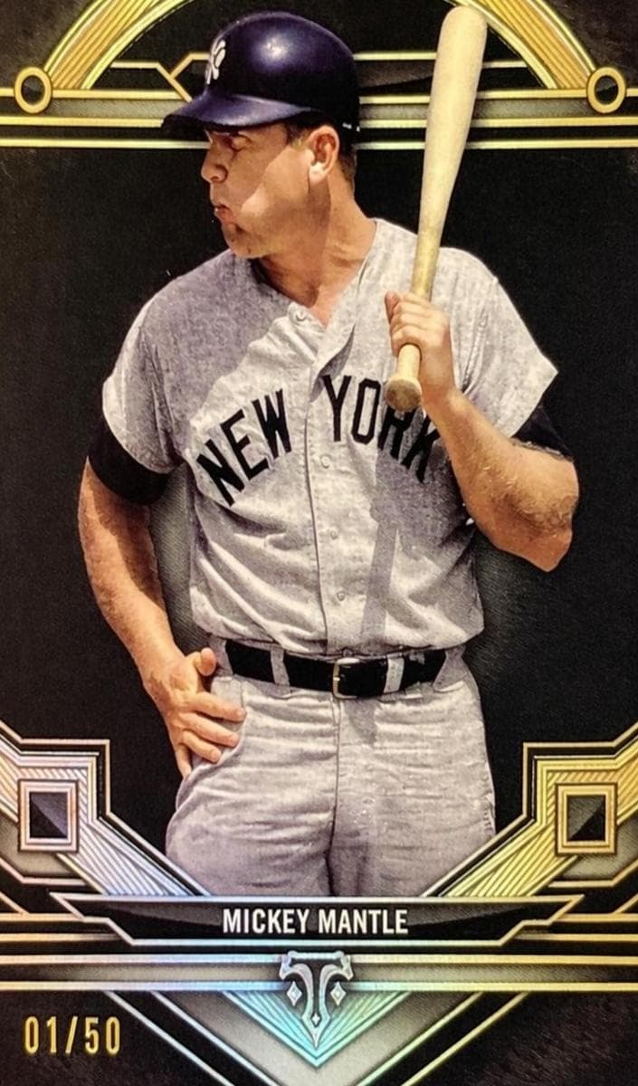 Mickey Mantle 2024 topps Topps Triple Threads