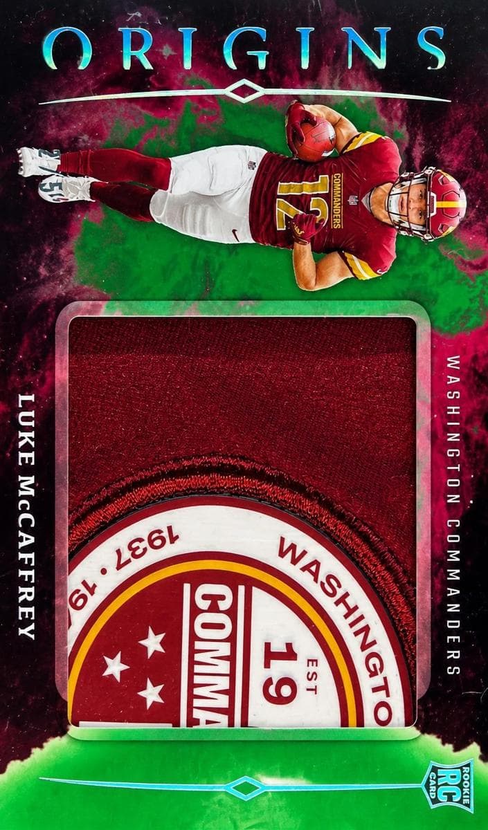 Luke McCaffrey 2024 panini Panini Origins