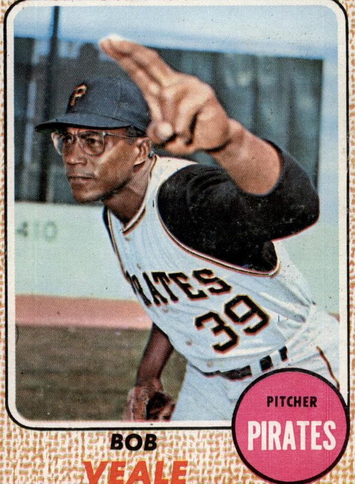 Bob Veale 1968 topps Topps