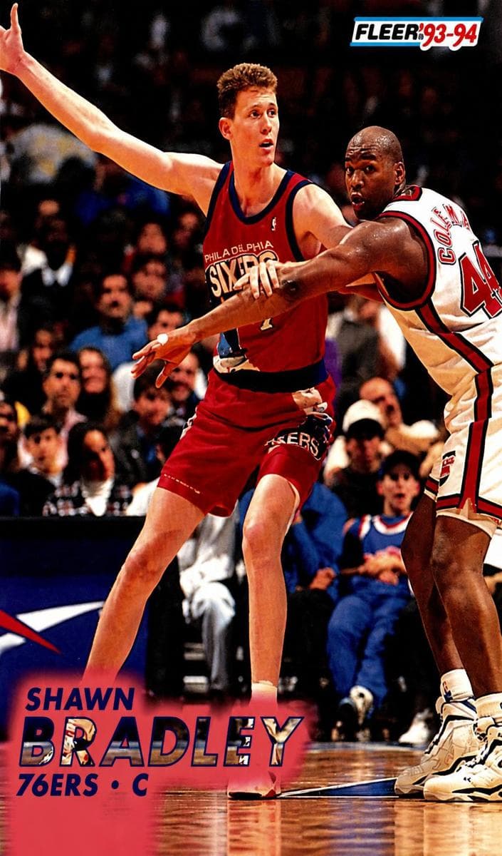 Shawn Bradley 1993 fleer Fleer